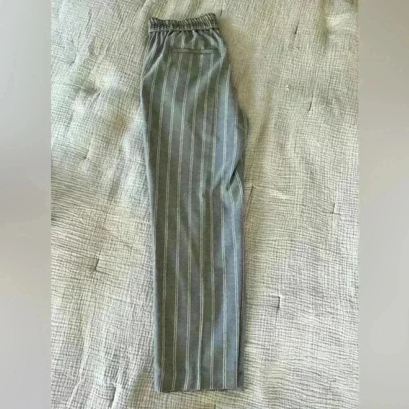 Mango Striped Trouser Dress Pants | Gray | XS - Picture 10 of 13